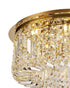 Zula Round Flush Chandelier 8 Light